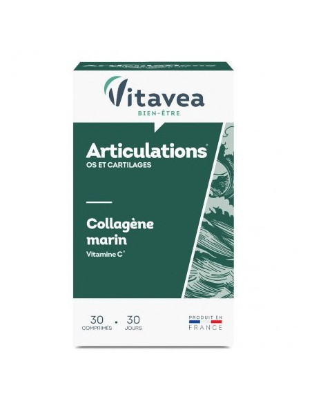Articulations collagène marin et vitamine C 30 comprimés – Vitavea
