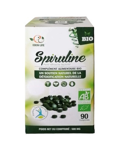Eden Life Spiruline — 90 comprimés