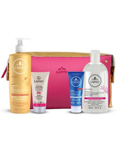 Trousse lotion mic+lait miel +gommage+crème à main -Laino