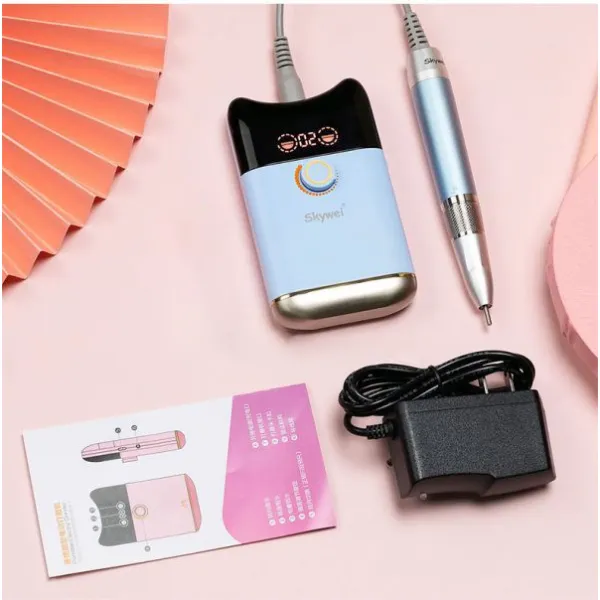 Nail drill new perceuse à ongles sans brosse rechargeable - Skywei