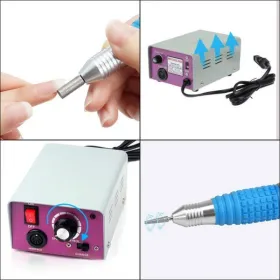 Mercedes ponceuse électrique pour ongles - manicure & pédicure set + accessoires