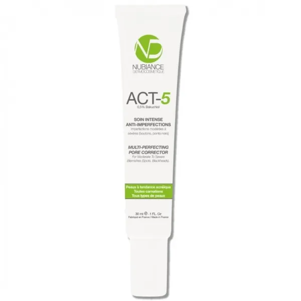 Act-5 soin intensive anti imperfection 30 ml - Nubiance