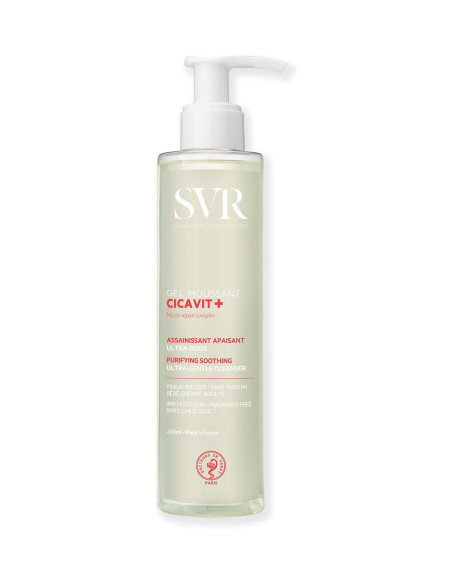SVR Cicavit+ Gel moussant peaux fragilisées 200 ml