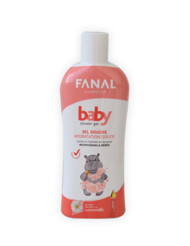 Fanal Baby – Gel douche bébé fille à la camomille 250 ml