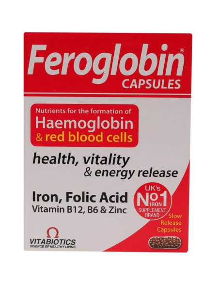 Vitabiotics Feroglobin Capsules — 30 capsules