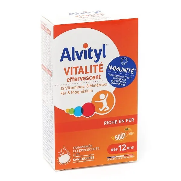 Alvityl vitalité comprimés effervescents x 30