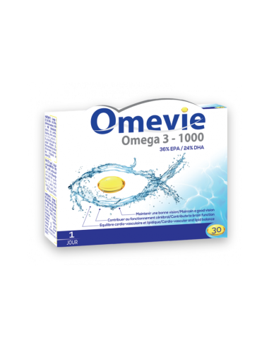 Vital Omevie Oméga-3 1000 – 30 capsules | cosmetique.tn