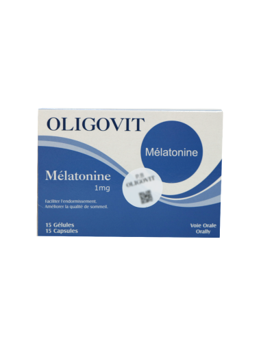 Vital Oligovit Mélatonine – 15 gélules | cosmetique.tn