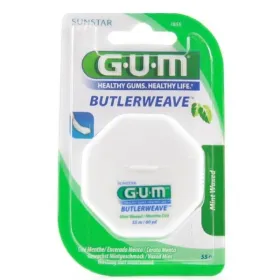 Fil dentaire butlerweave cire menthe 1855, 55m - Gum