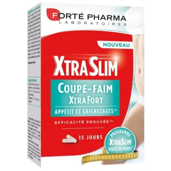Xtraslim coupe faim 60 gélules - Forte pharma