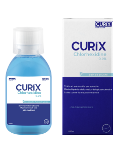 Curix CHX 0,2 % Bain de bouche sans alcool 200 ml