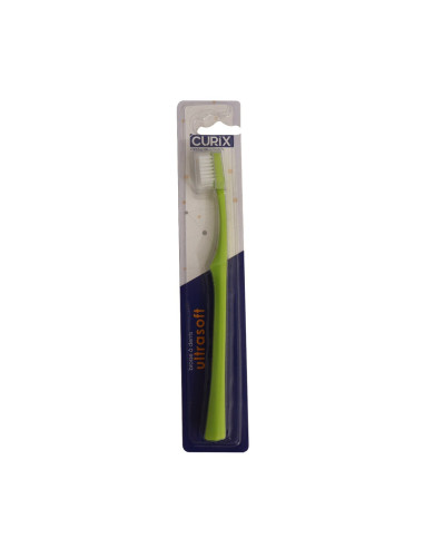 Brosse à dents ultrasoft couleur verte - Curix