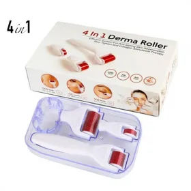 L'ensemble de rouleaux derma 4 En 1