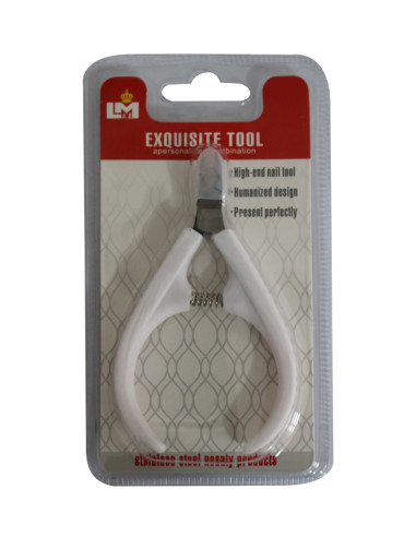 Exquisite Tool Pince à cuticules LM QA-331 blanche