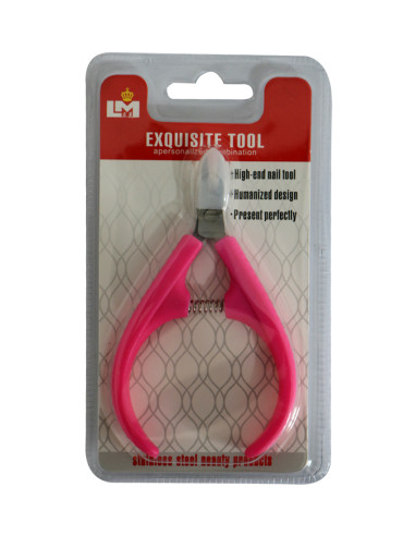 Exquisite Tool Pince à cuticules LM QA-331 rose