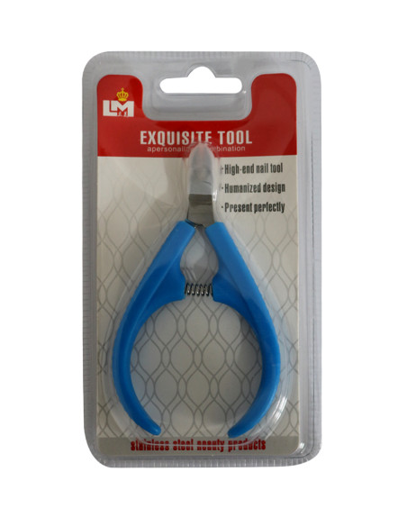 Exquisite Tool Pince à cuticules LM QA-331 bleue