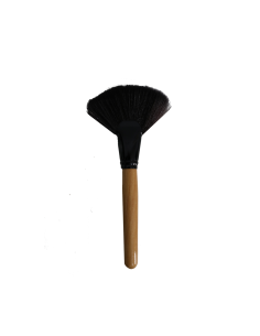 Pinceau éventail Shenglianqui manche clair | Cosmetique.tn