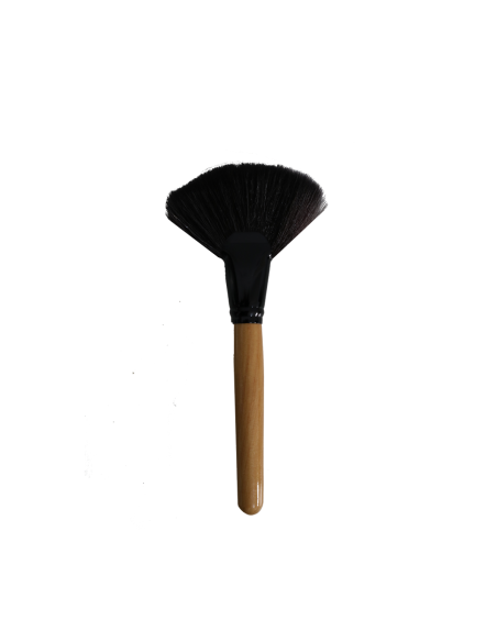 Pinceau éventail Shenglianqui manche clair | Cosmetique.tn