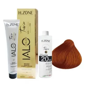 Coloration ialo trés'or blond doré cuivré 7.34 sans ammoniaque 100 ml -h-zone