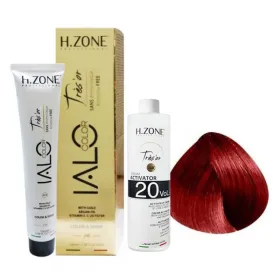Coloration ialo trés'or blond foncé rouge chaud 6.606 sans ammoniaque 100 ml -h-zone