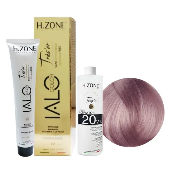 Coloration ialo trés'or blond platine beige extra 10.13e sans ammoniaque 100 ml -h-zone