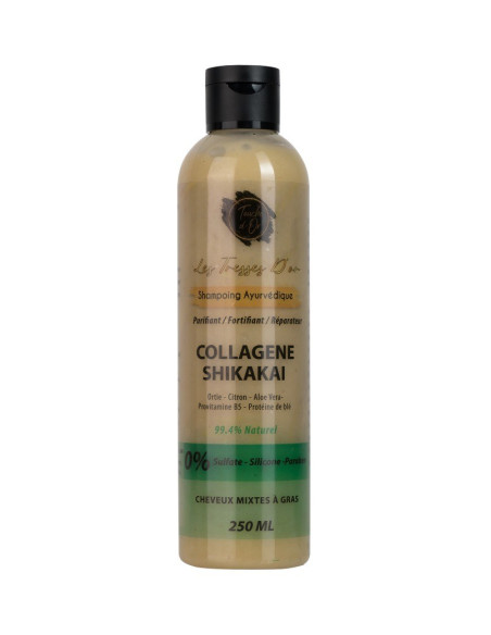 Shampoing ayurvédique cheveux gras 250 ml | Touche D’Or
