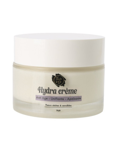 Hydra Crème de nuit peaux sèches et sensibles | Touche D’Or