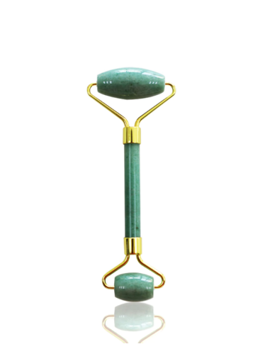 Rouleau massage visage en pierre turquoise foncé | Cosmetique.tn
