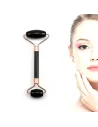 Rouleau pierre naturelle de jade pour le visage Noir | cosmetique.tn