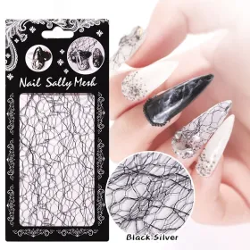 Mesh Nail Sticker