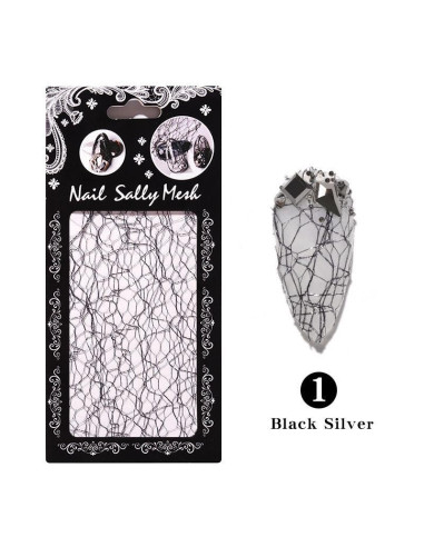 Mesh Nail Sticker | cosmetique.tn
