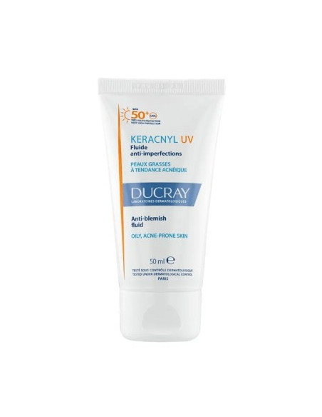 Ducray Keracnyl UV fluide anti-imperfections SPF 50+, 50 ml