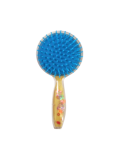 Brosse à cheveux ronde bleue – Vepa
