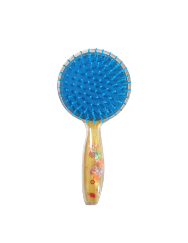 Brosse à cheveux ronde bleue – Vepa