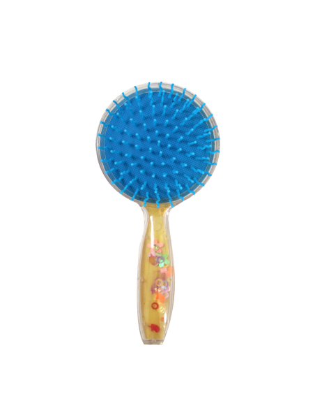 Brosse à cheveux ronde bleue – Vepa