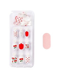Mini ongles à pression pour enfants - Cutie Pie - 20ct - KIMK02 - Kiss imPRESS