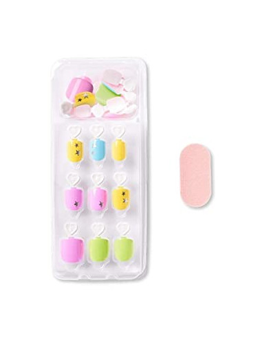 imPRESS Mini Besties KIMK03 – 20 faux ongles enfants KISS