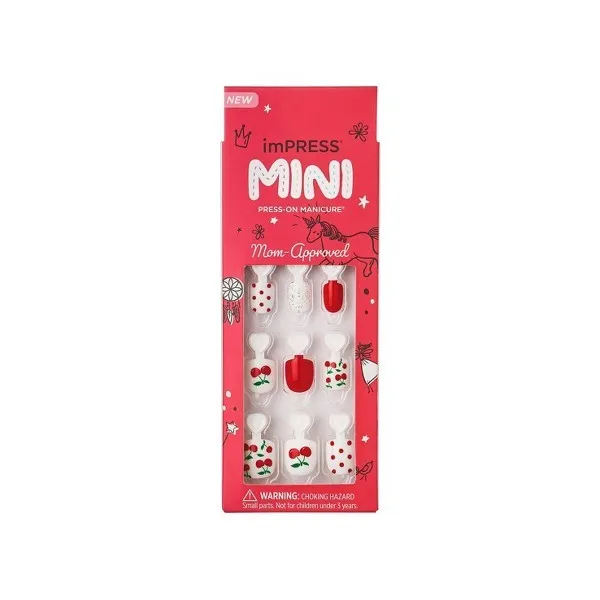 Mini ongles à pression pour enfants - Cutie Pie - 20ct - KIMK02 - Kiss imPRESS
