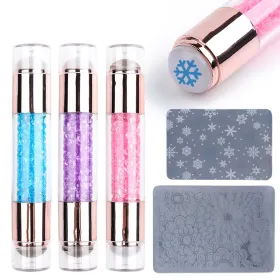 Kit de transfert Nail Art Stamper Rose