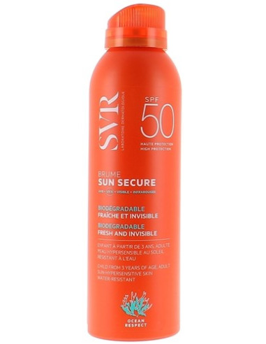 SVR Sun Secure Brume SPF50+ légère, invisible 200ml