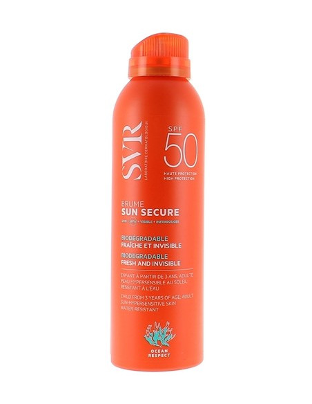 SVR Sun Secure Brume SPF50+ légère, invisible 200ml