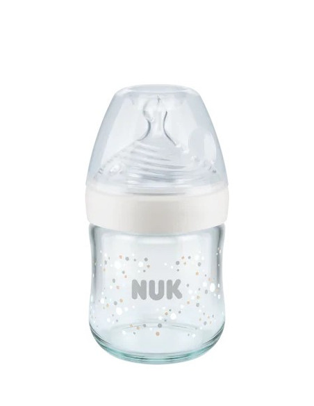 Biberon en verre Nature Sense avec Temperature Control 120 ml Blanc - 