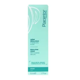Crème régulatrice peaux mixtes, grasses 50ml - Placentor