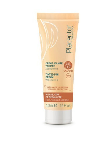 Placentor Végétal Crème solaire teintée SPF 50 — 40 ml