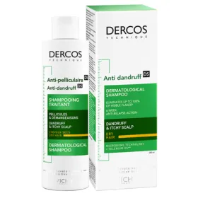 Dercos technique shampooing anti-pelliculaire cheveux secs 200ml - vichy
