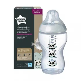 Close to nature biberon panda vert 3m+ 340ml - Tommee tippee