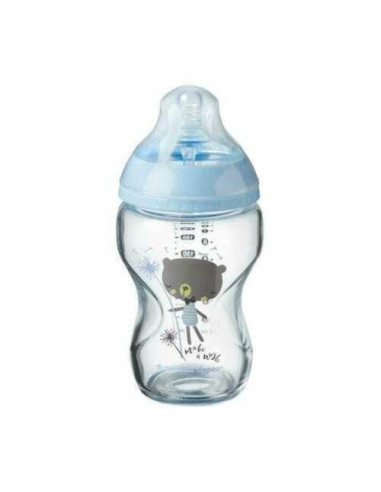 Biberon en Verre Bleu Closer to Nature 250 ml 0M+ ours -Tommee Tippee