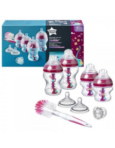 Advanced anti-colique kit de naissance rose - Tommee tippee