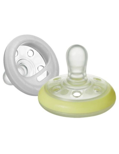 Close to nature 2 sucettes breast like nuit 6-18 - Tommee tippee | cos