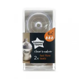 Close to nature 2 tetines debit rapide 6m+ - Tommee tippee
